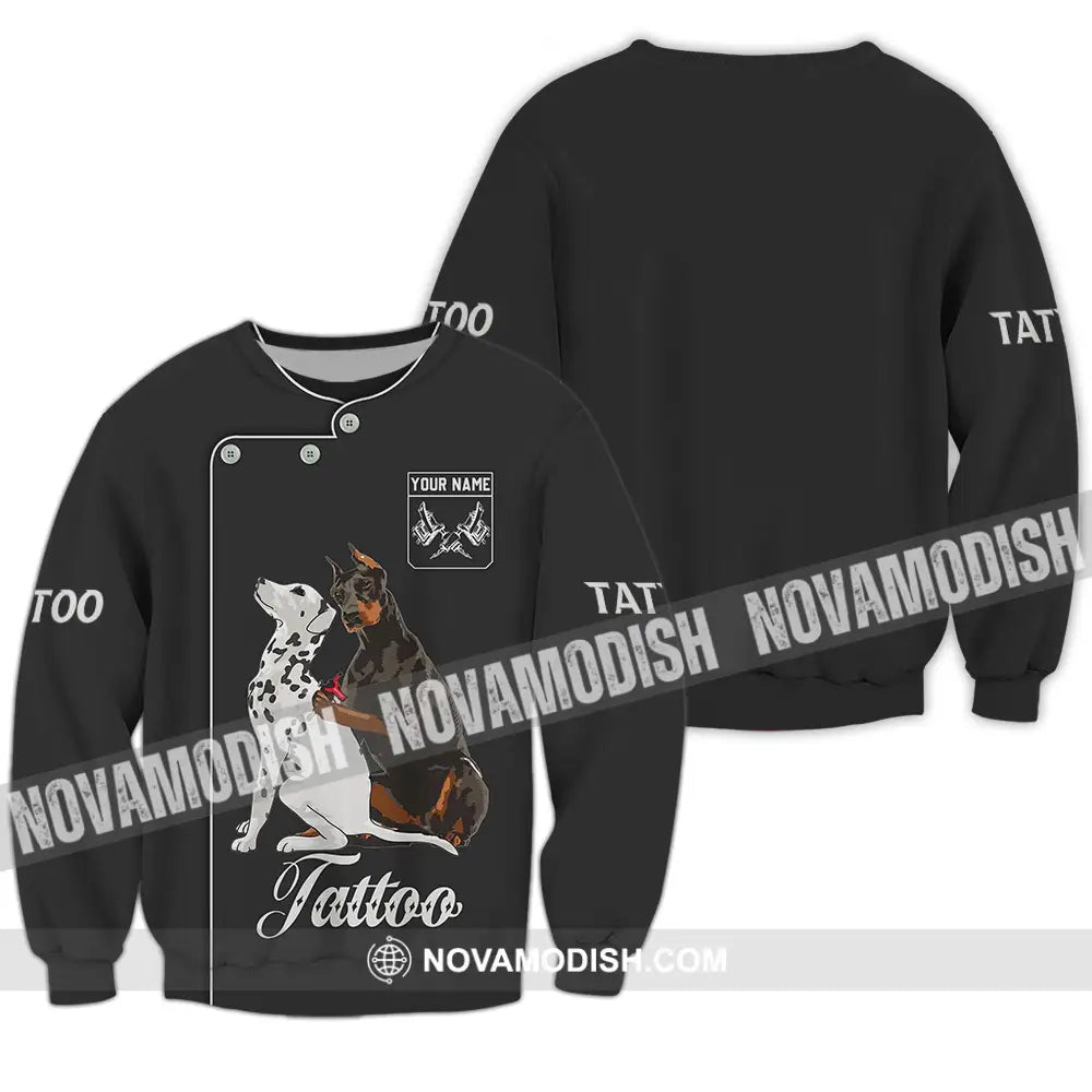 Unisex Shirt - Custom Name Tattoo Long Sleeve / S T-Shirt