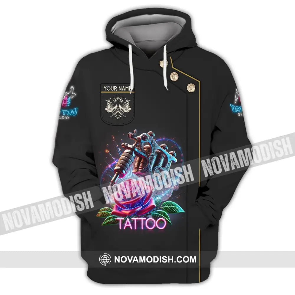 Unisex Shirt Custom Name Tattooist Christmas Gift Hoodie / S T-Shirt