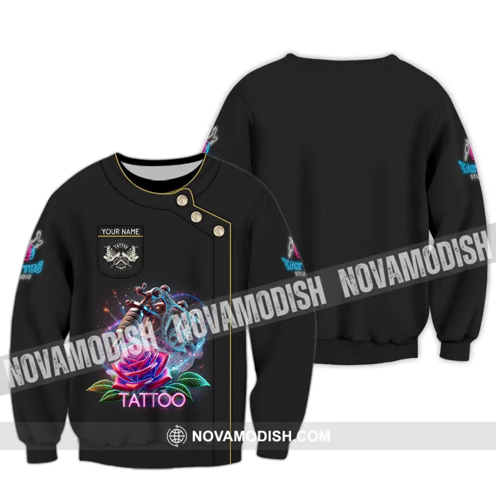 Unisex Shirt Custom Name Tattooist Christmas Gift Long Sleeve / S T-Shirt