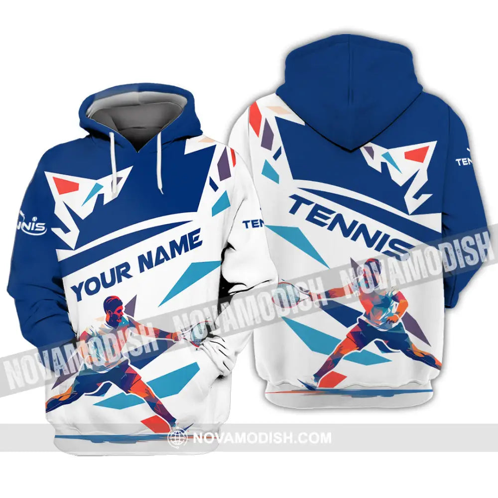 Unisex Shirt - Custom Name Tennis Shirt For Player Hoodie / S T-shirt