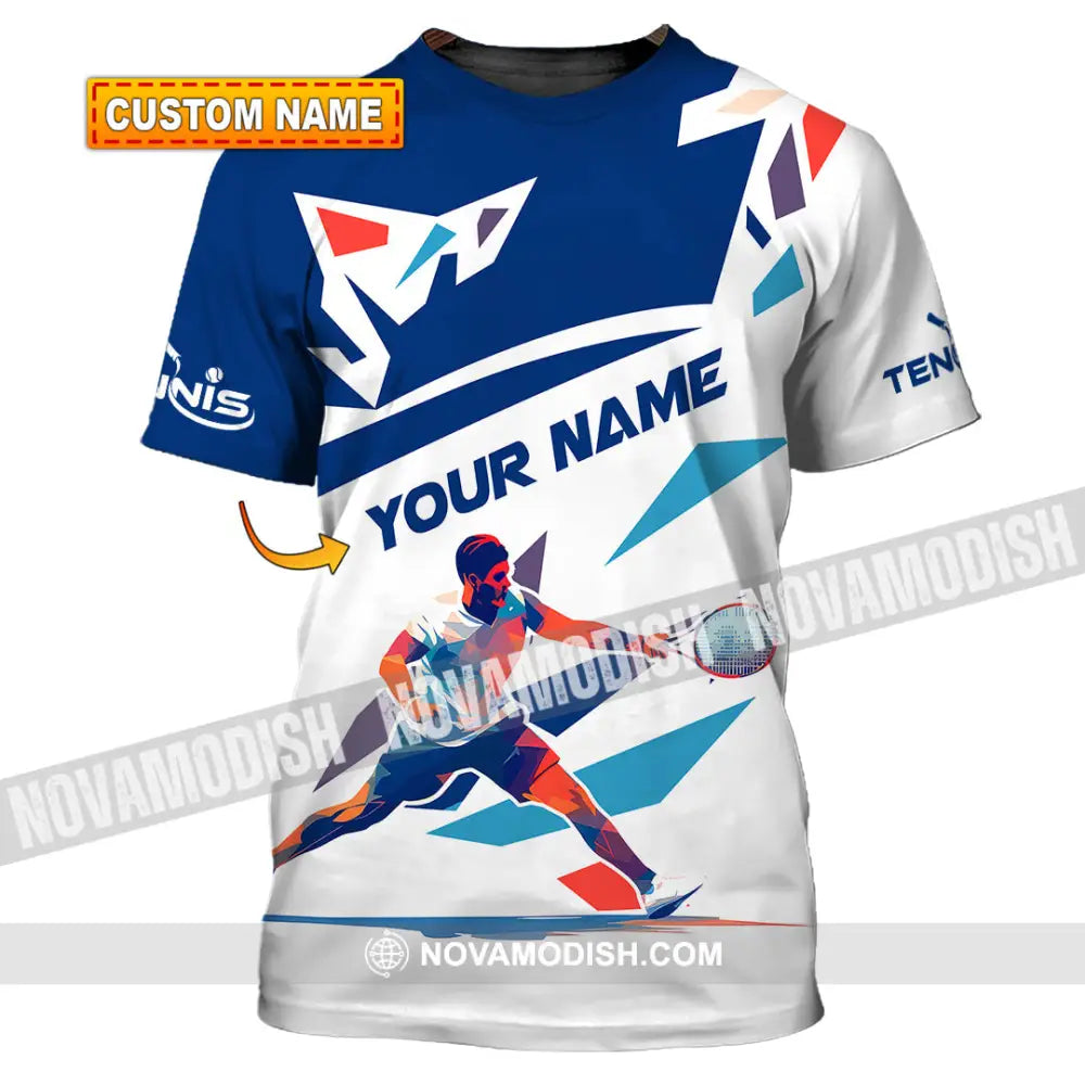 Unisex Shirt - Custom Name Tennis Shirt For Player T-shirt