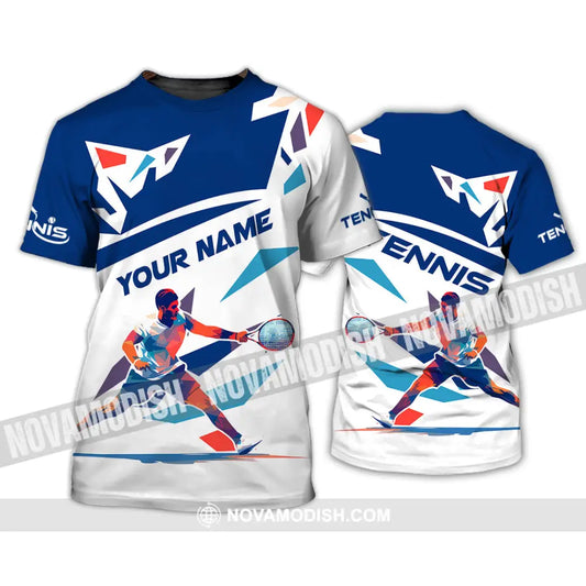Unisex Shirt - Custom Name Tennis Shirt For Player T-Shirt / S T-shirt