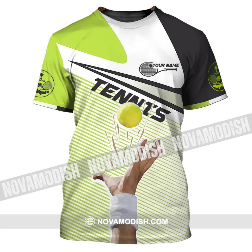 Unisex Shirt Custom Name Tennis T-Shirt For Club Gift Players / S