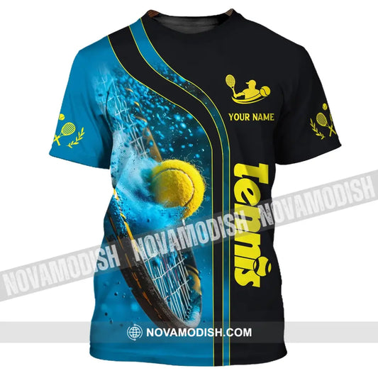 Unisex Shirt Custom Name Tennis T-Shirt For Club Gift Players / S T-Shirt