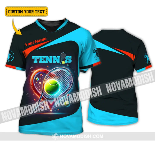 Unisex Shirt Custom Name Tennis T-Shirt Hoodie Long Sleeve Gift For Lovers T-Shirt