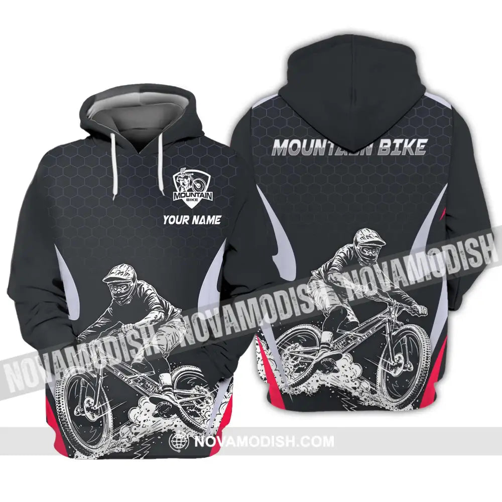Unisex Shirt - Custom Name The Mountain Bike Player Sport Shirt Hoodie / S T-shirt