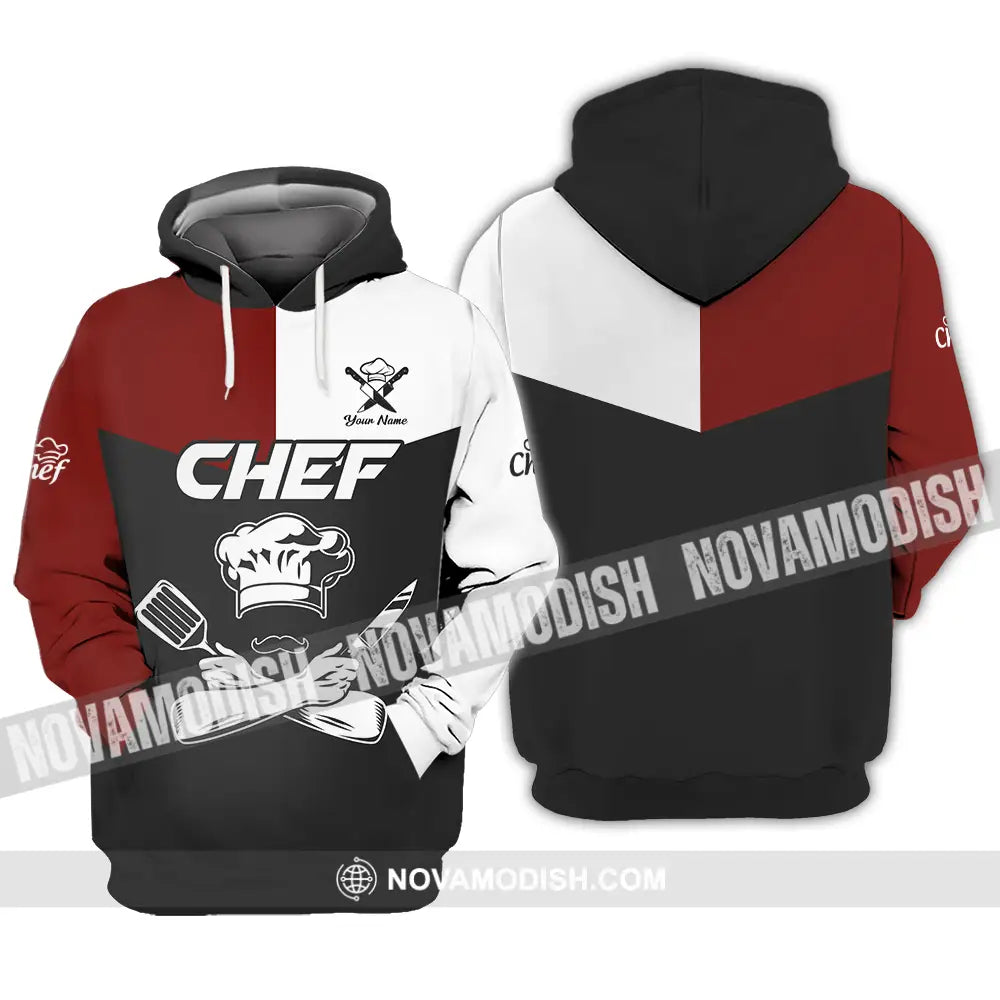 Unisex Shirt - Custom Name Shirt The Strongest Chef Hoodie / S T-shirt