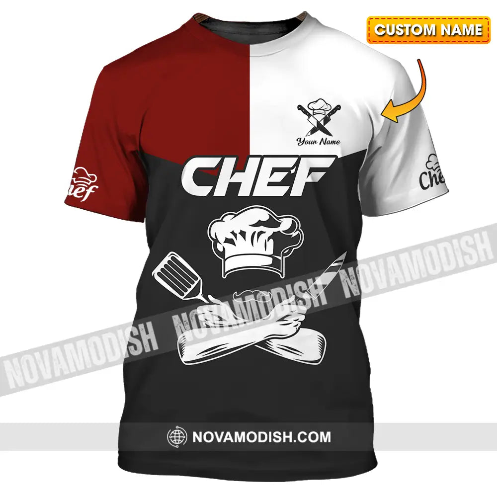 Unisex Shirt - Custom Name Shirt The Strongest Chef T-shirt