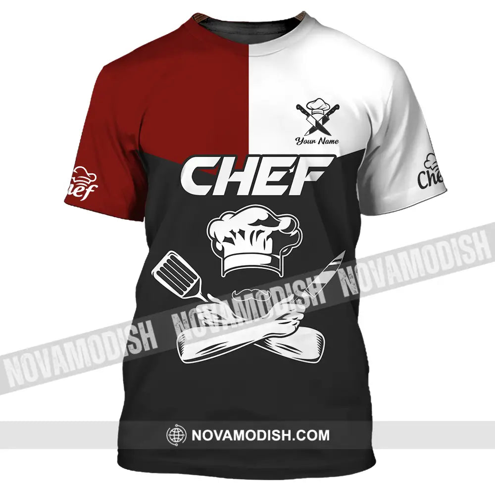 Unisex Shirt - Custom Name Shirt The Strongest Chef T-Shirt / S T-shirt