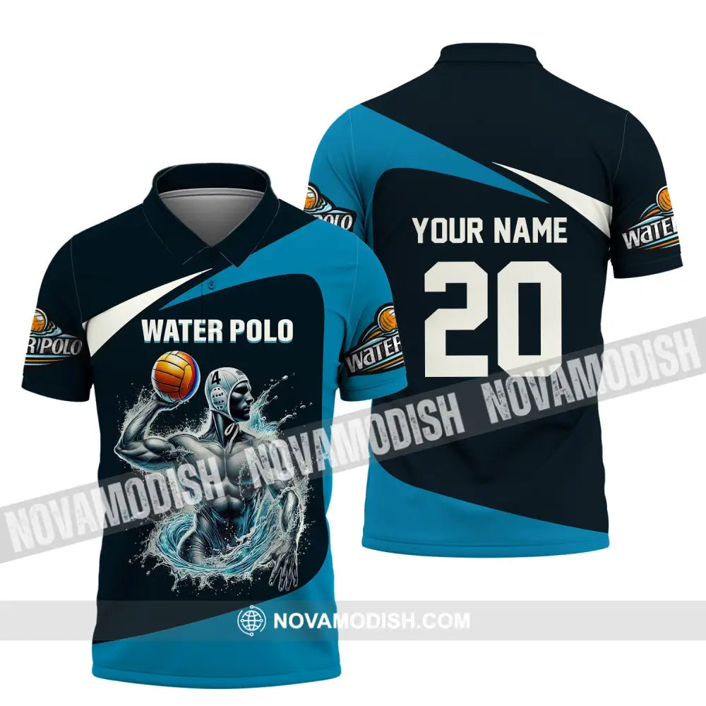 Unisex Shirt Custom Name Water Polo T-Shirt For Club Gift Players / S T-Shirt