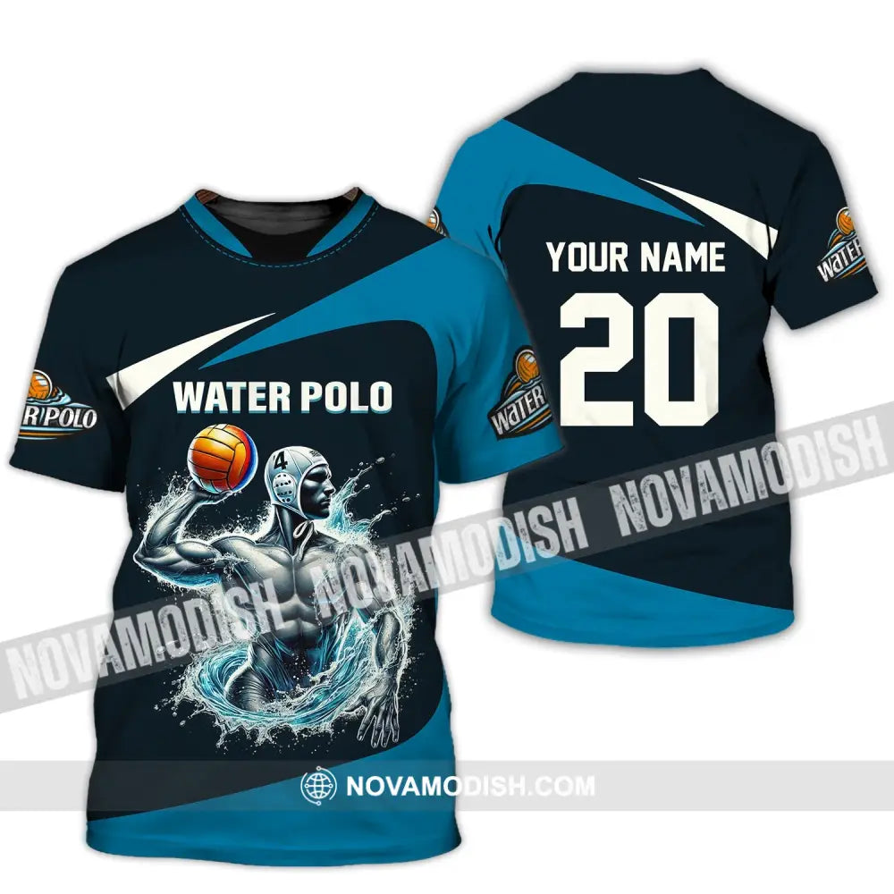 Unisex Shirt Custom Name Water Polo T-Shirt For Club Gift Players / S T-Shirt