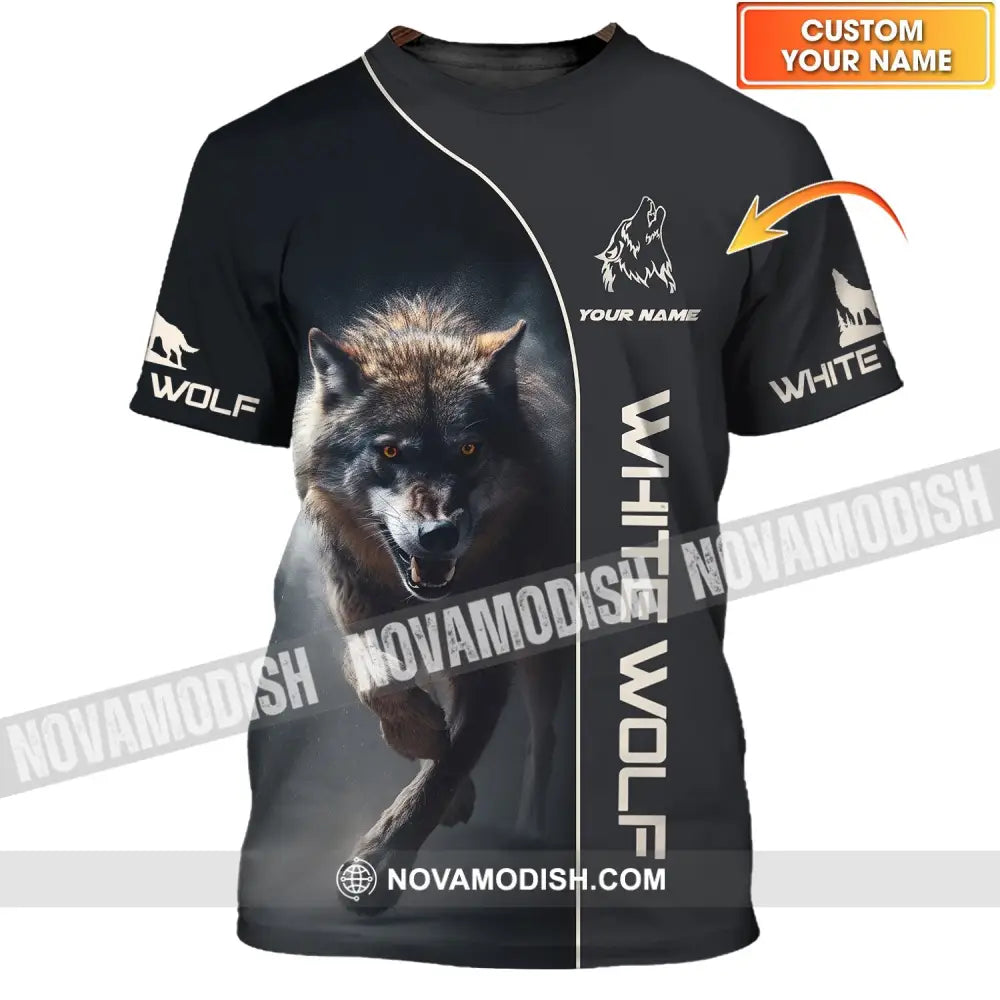 Unisex Shirt - Custom Name Shirt - White Wolf Shirt - White Wolf Name T-shirt