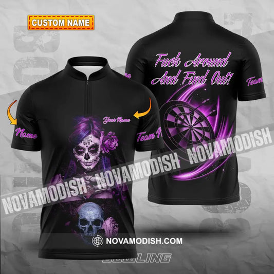 Unisex Shirt - Custom Name Witch Darts Shirt T-shirt