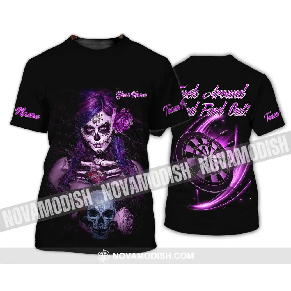 Unisex Shirt - Custom Name Witch Darts Shirt T-Shirt / S T-shirt