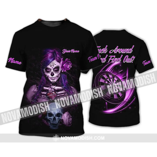 Unisex Shirt - Custom Name Witch Darts Shirt T-Shirt / S T-shirt