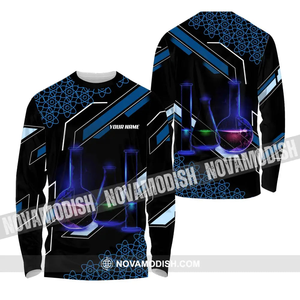 Unisex Shirt - Custom Name Witch Lab Shirt Long Sleeve Shirt / S T-shirt