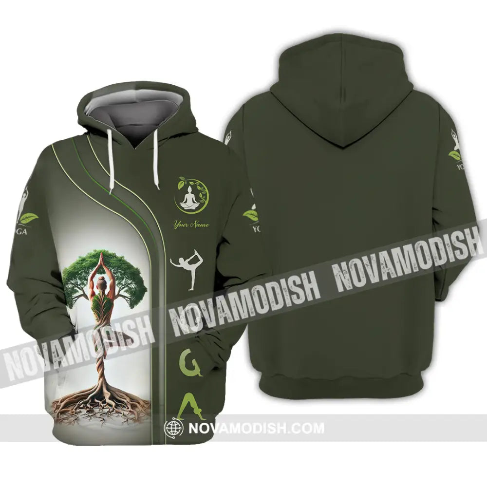 Unisex Shirt Custom Name Yoga Lover Gift Hoodie / S T-Shirt