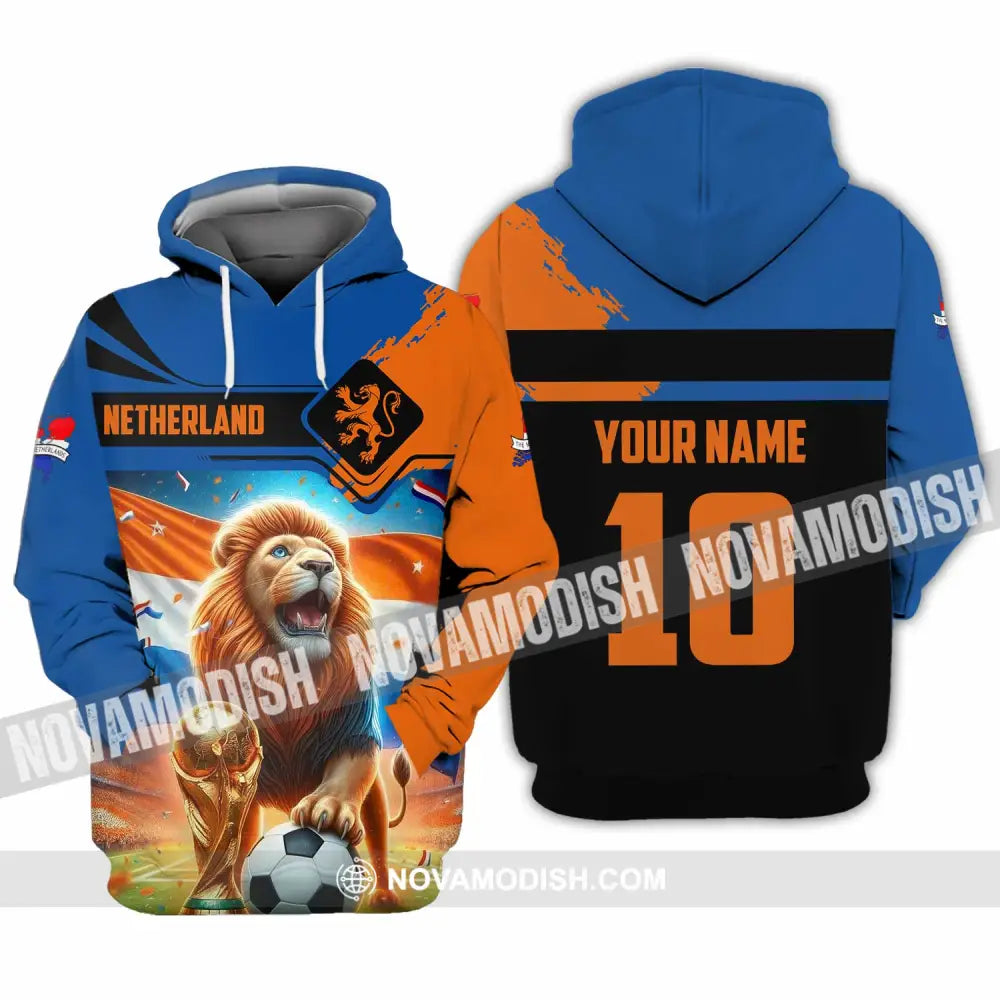 Unisex Shirt - Custom Netherlands 3D Shirt Hoodie / S T-shirt