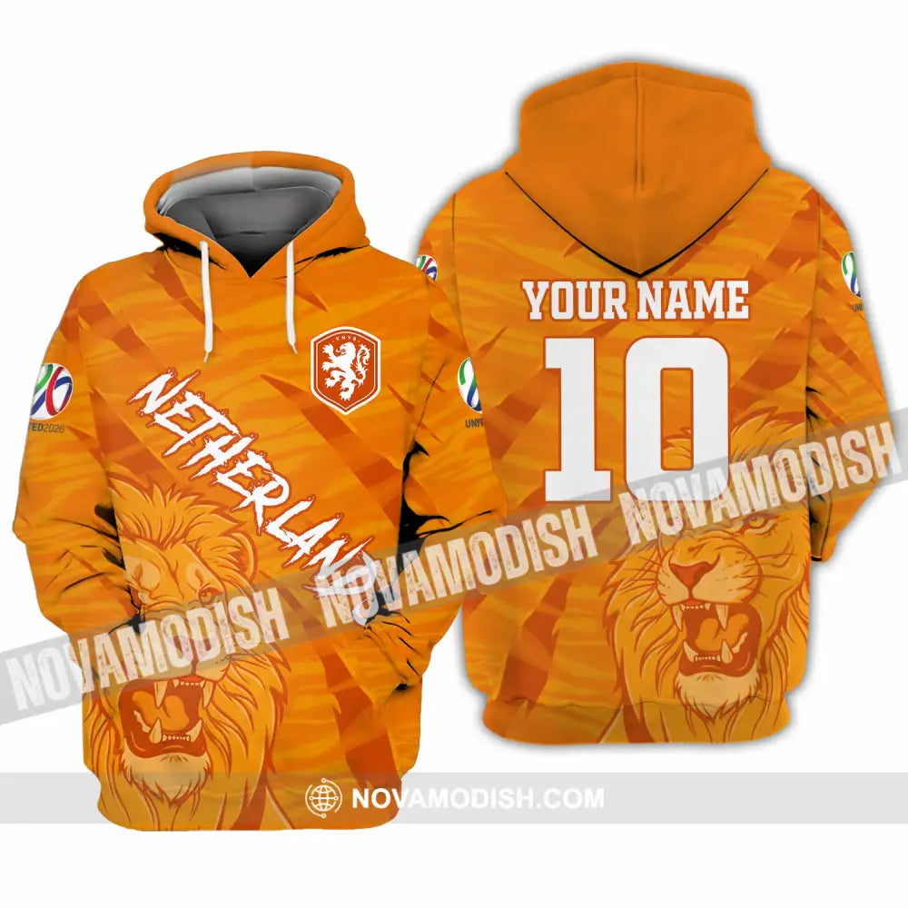 Unisex Shirt - Custom Netherlands 3D Shirt Hoodie / S T-shirt