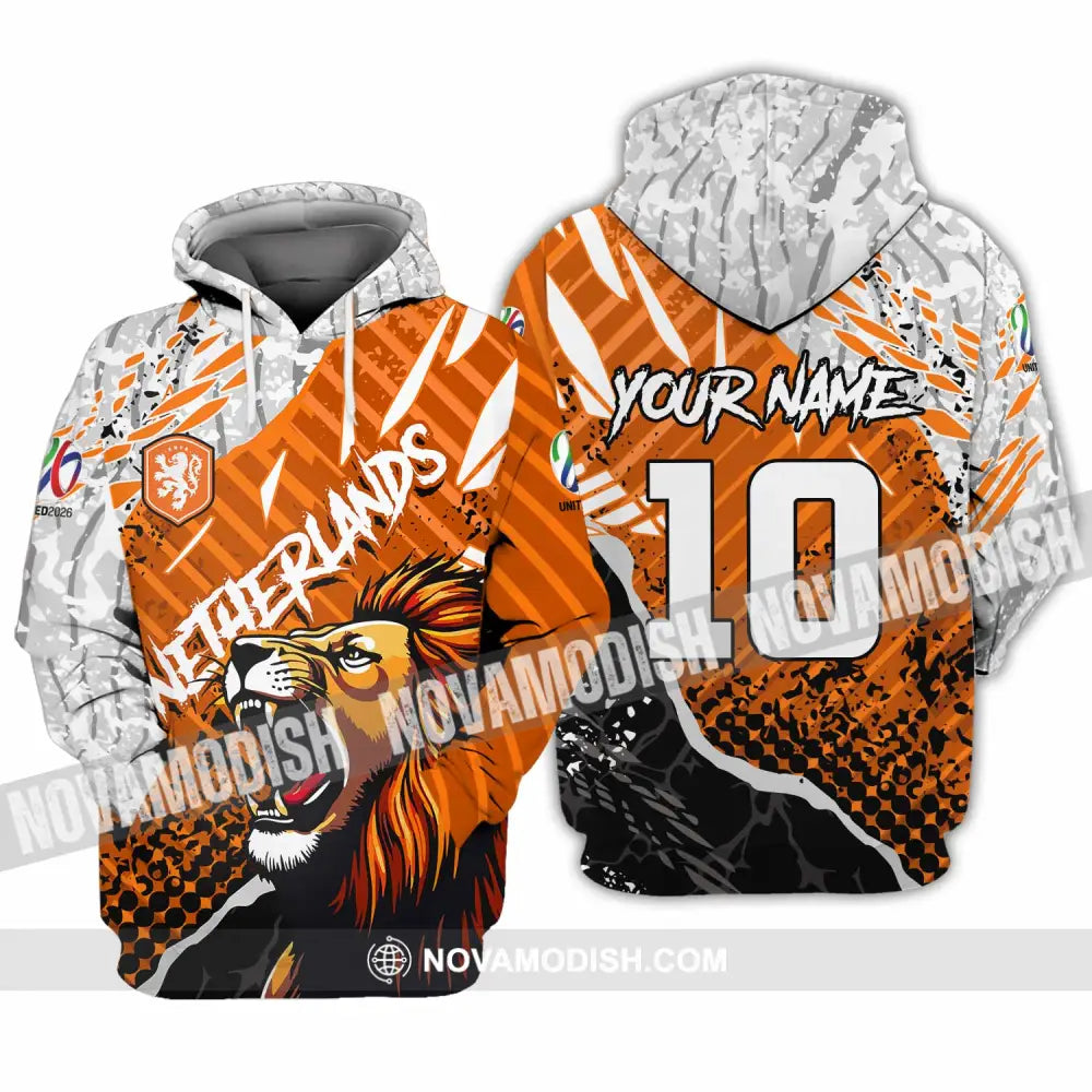 Unisex Shirt - Custom Netherlands 3D Shirt Hoodie / S T-shirt