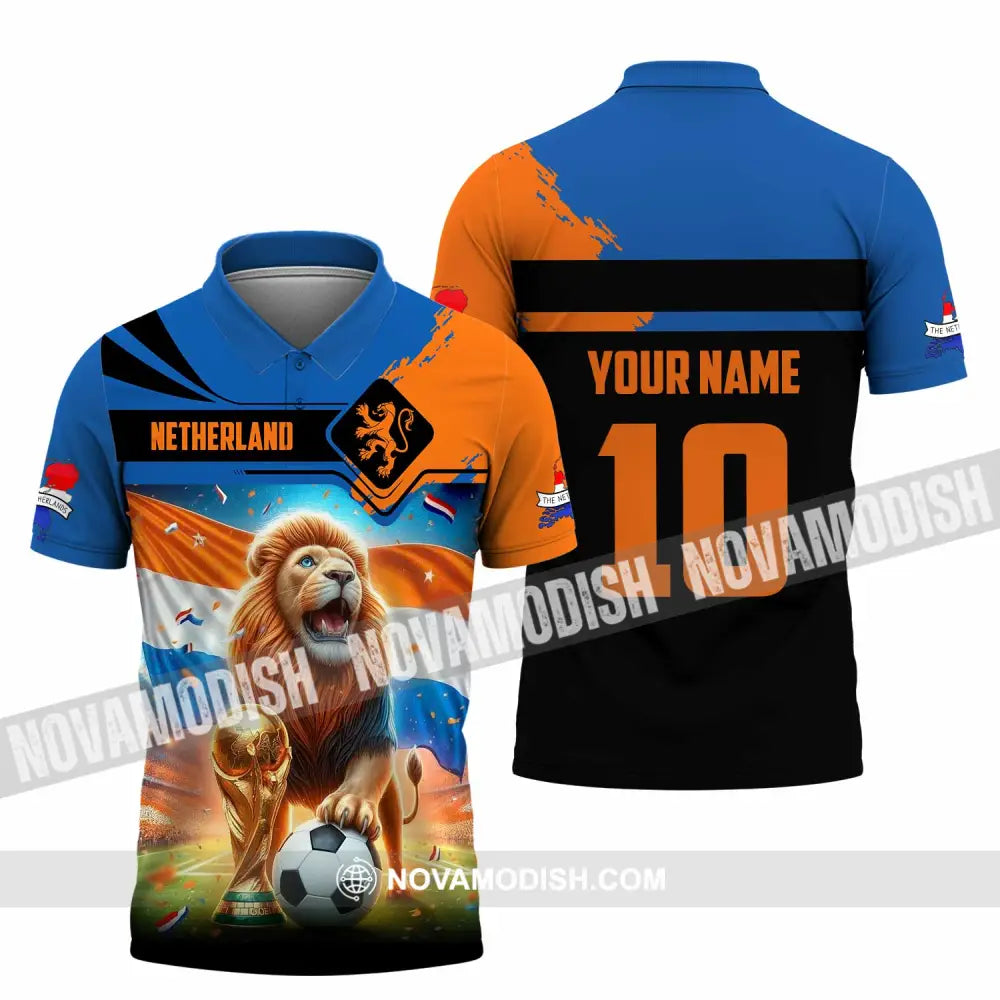 Unisex Shirt - Custom Netherlands 3D Shirt Polo Shirt / S T-shirt