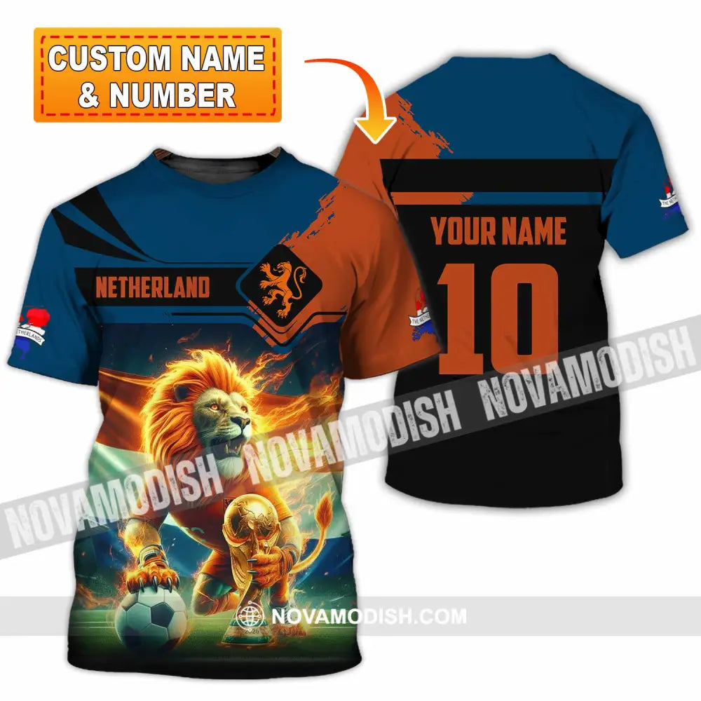 Unisex Shirt - Custom Netherlands 3D Shirt T-shirt