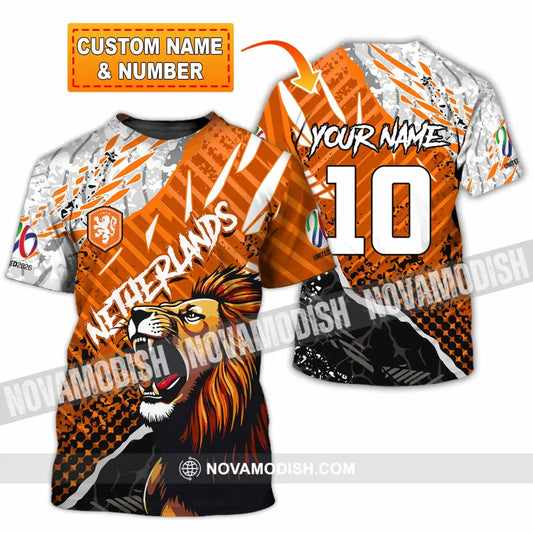 Unisex Shirt - Custom Netherlands 3D Shirt T-shirt