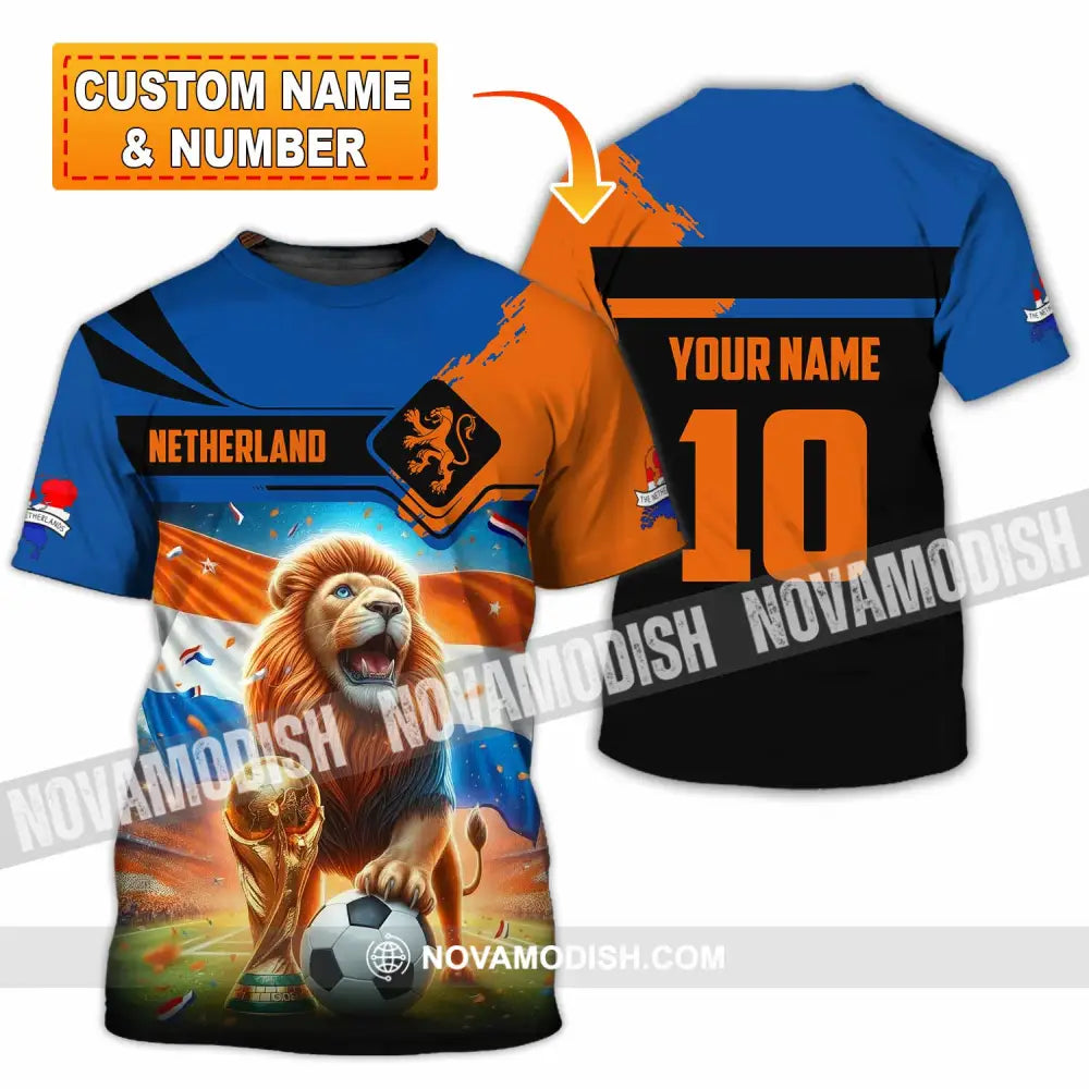 Unisex Shirt - Custom Netherlands 3D Shirt T-shirt