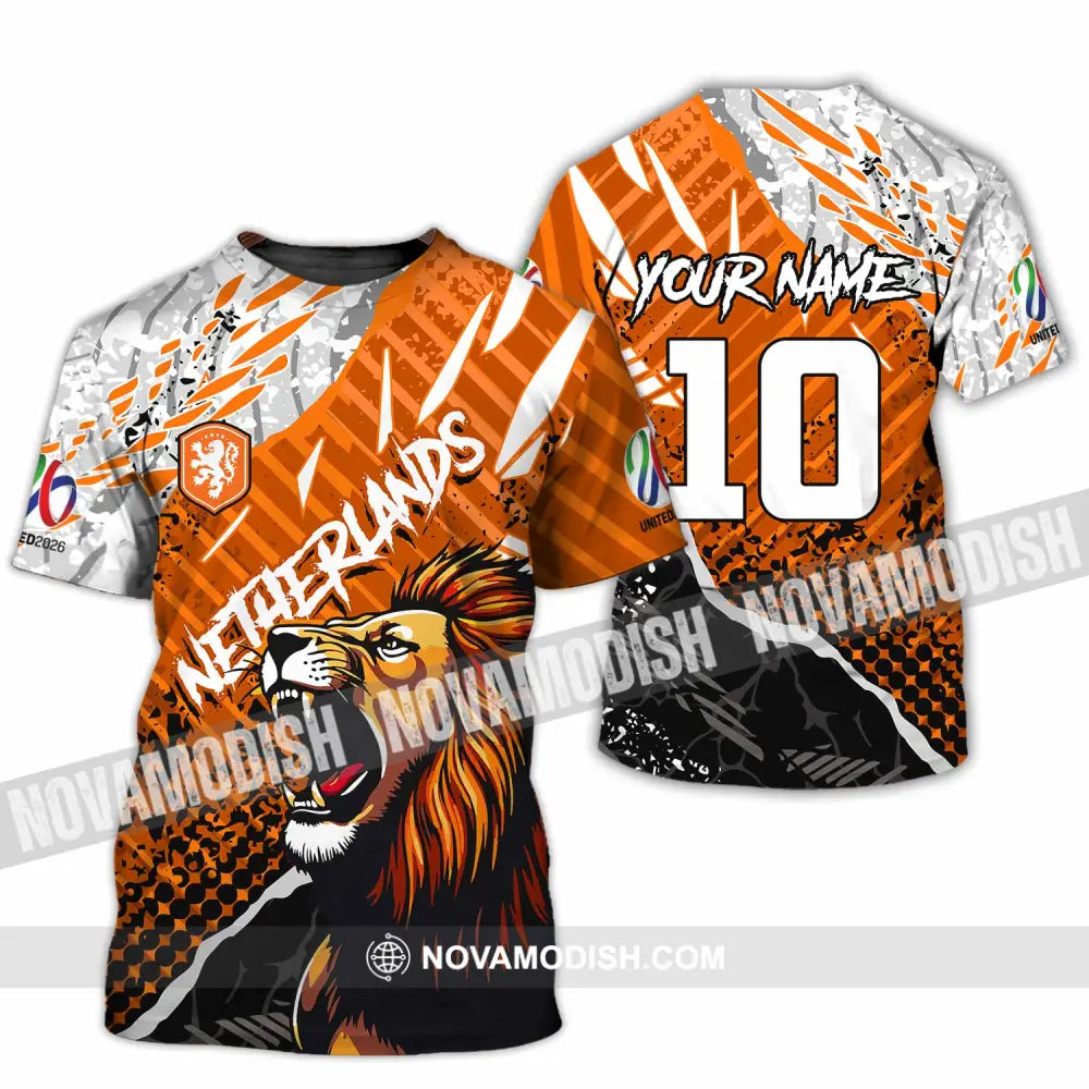 Unisex Shirt - Custom Netherlands 3D Shirt T-Shirt / S T-shirt