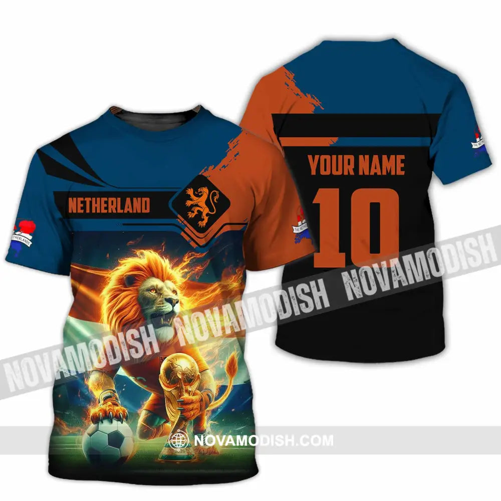 Unisex Shirt - Custom Netherlands 3D Shirt T-Shirt / S T-shirt