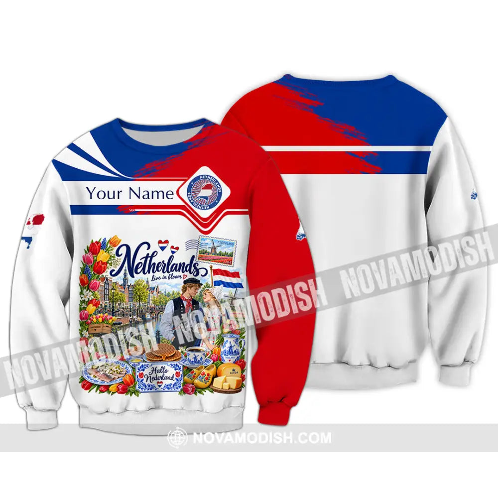 Unisex Shirt - Custom Netherlands Shirt - Long Sleeve / S - T-shirt