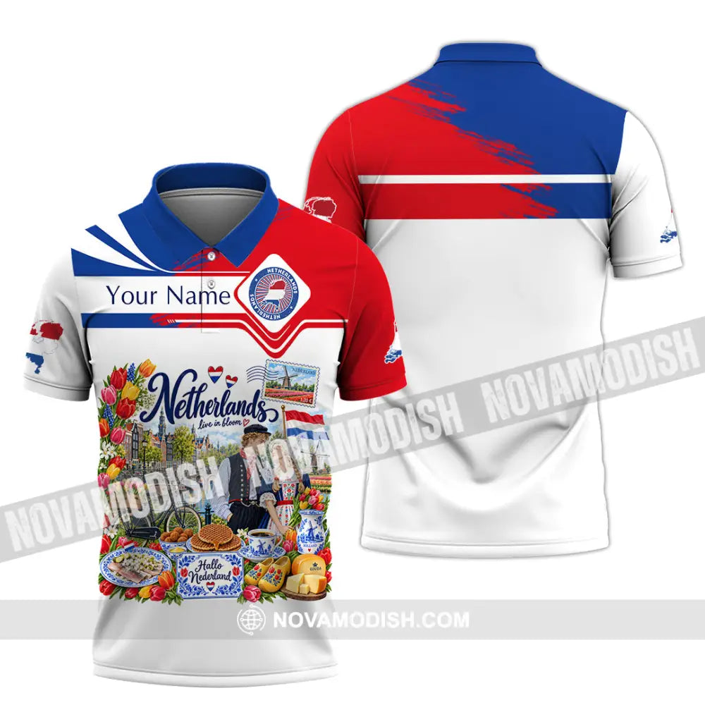 Unisex Shirt - Custom Netherlands Shirt - Polo Shirt / S - T-shirt