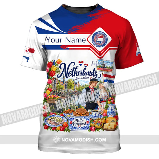 Unisex Shirt - Custom Netherlands Shirt - T-Shirt / S - T-shirt