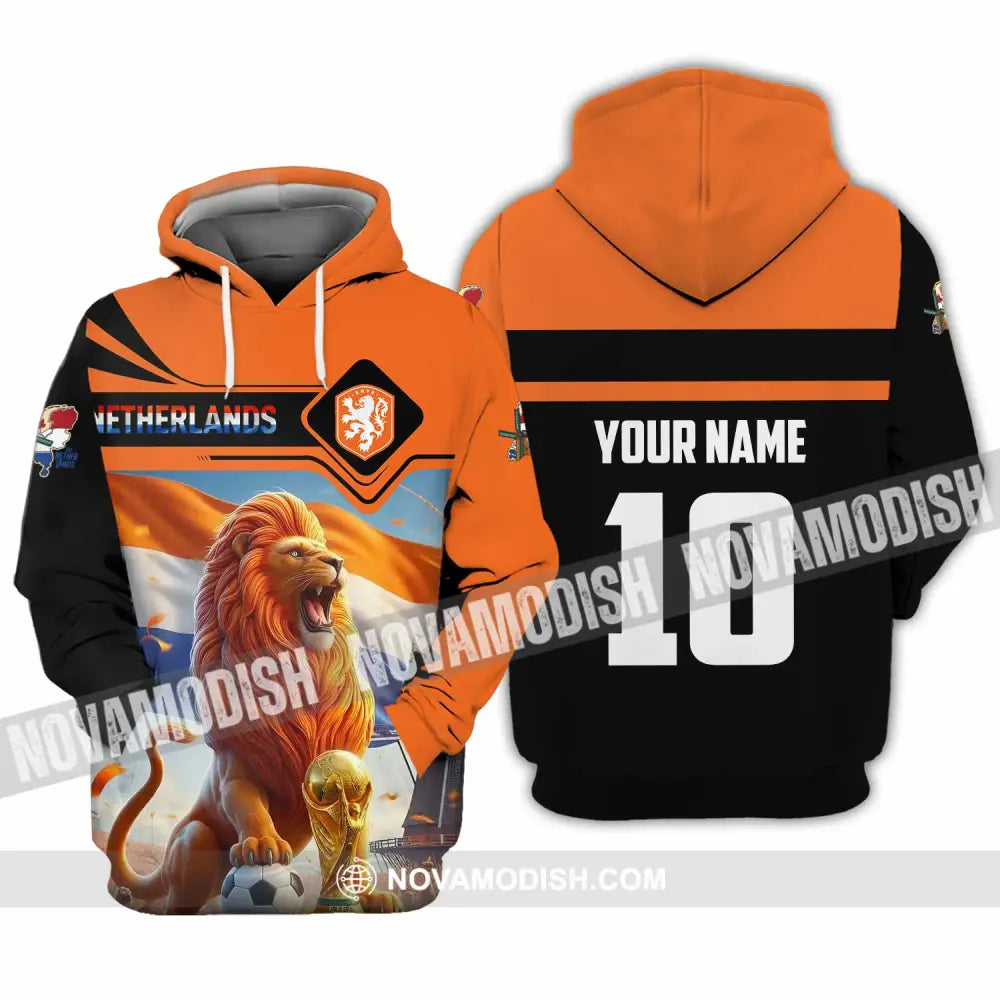 Unisex Shirt - Custom Netherlands World Cup 2026 3D Shirt Hoodie / S T-shirt