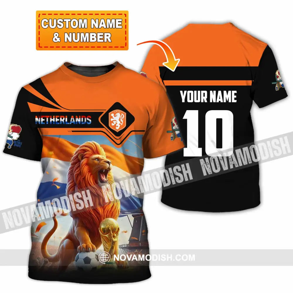 Unisex Shirt - Custom Netherlands World Cup 2026 3D Shirt T-shirt