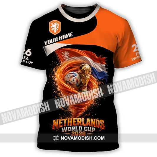 Unisex Shirt - Custom Netherlands World Cup 2026 3D Shirt - T-Shirt / S - T-shirt