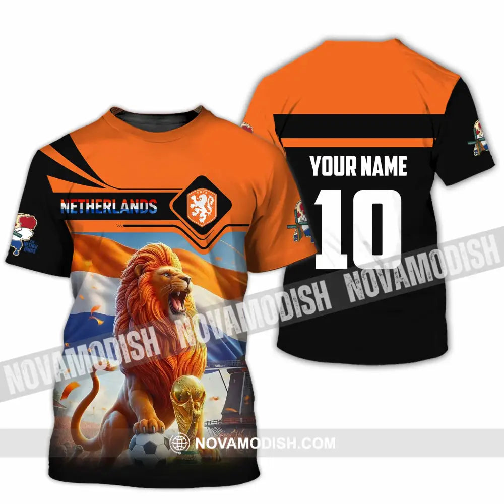 Unisex Shirt - Custom Netherlands World Cup 2026 3D Shirt T-Shirt / S T-shirt