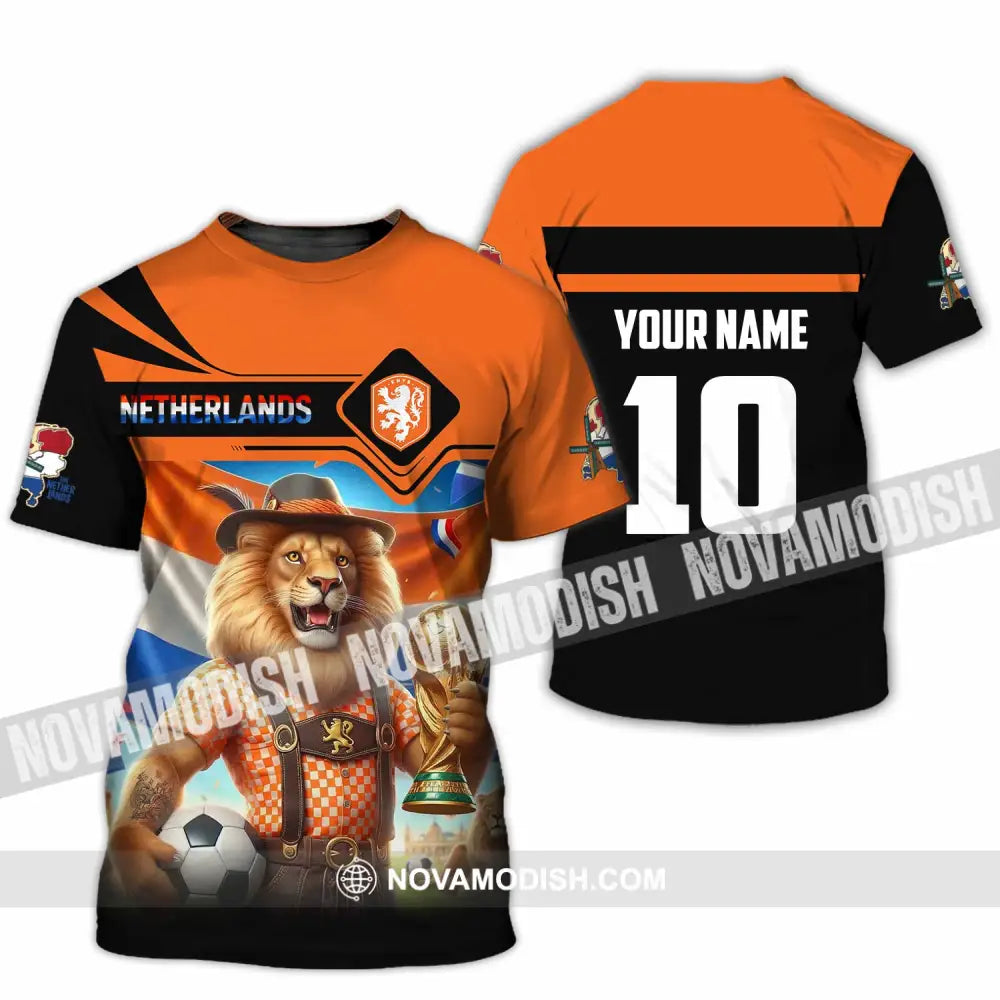 Unisex Shirt - Custom Netherlands World Cup 2026 3D Shirt T-Shirt / S T-shirt