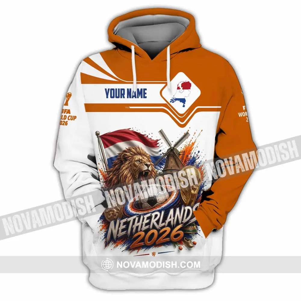Unisex Shirt - Custom Netherlands World Cup 2026 Shirt - Hoodie / S - T-shirt