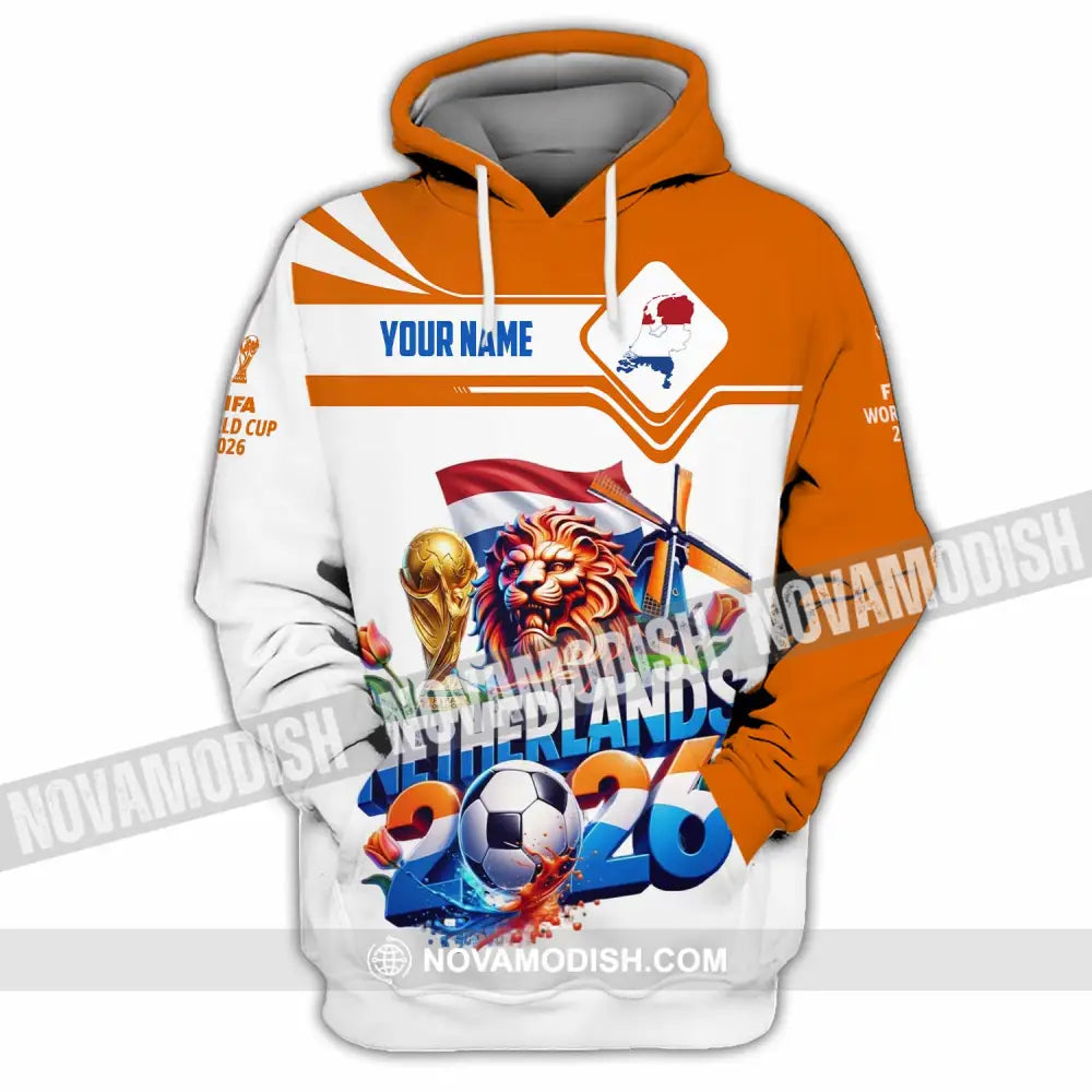 Unisex Shirt - Custom Netherlands World Cup 2026 Shirt - Hoodie / S - T-shirt