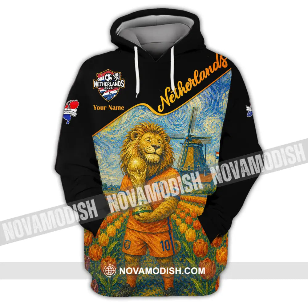 Unisex Shirt - Custom Netherlands World Cup 2026 Shirt - Hoodie / S - T-shirt
