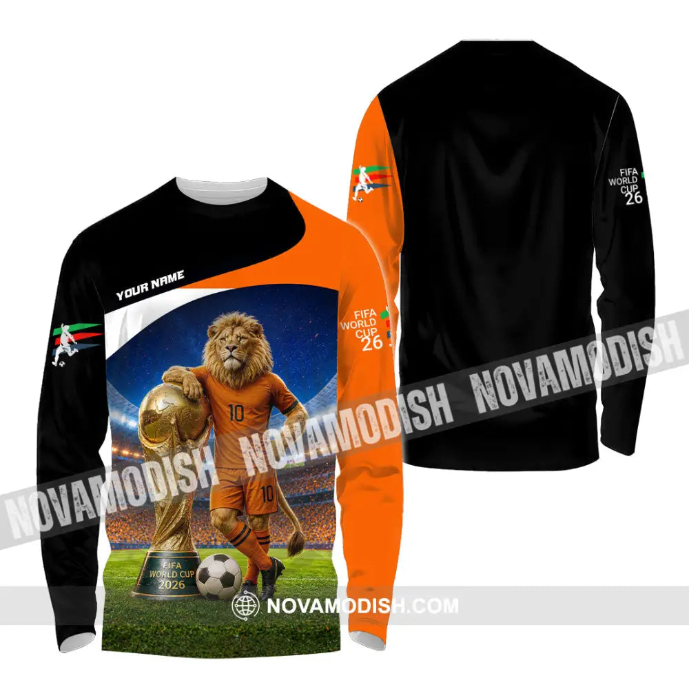 Unisex Shirt - Custom Netherlands World Cup 2026 Shirt - Long Sleeve Shirt / S - T-shirt