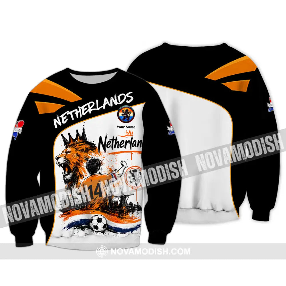 Unisex Shirt - Custom Netherlands World Cup 2026 Shirt - Long Sleeve / S - T-shirt