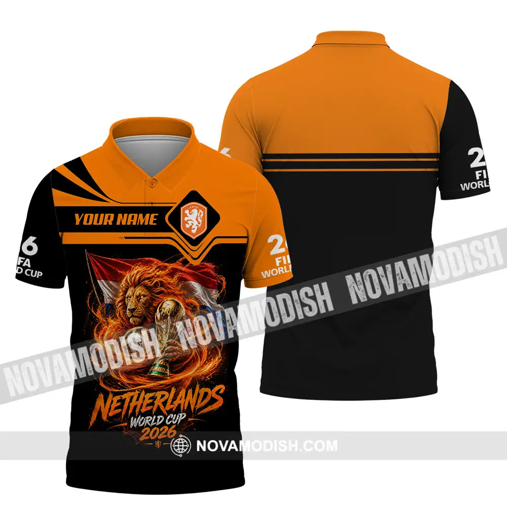 Unisex Shirt - Custom Netherlands World Cup 2026 Shirt - Polo Shirt / S - T-shirt