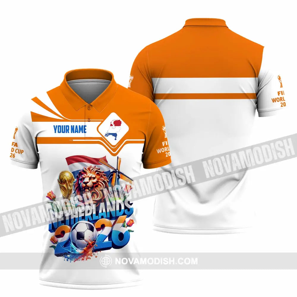Unisex Shirt - Custom Netherlands World Cup 2026 Shirt - Polo Shirt / S - T-shirt