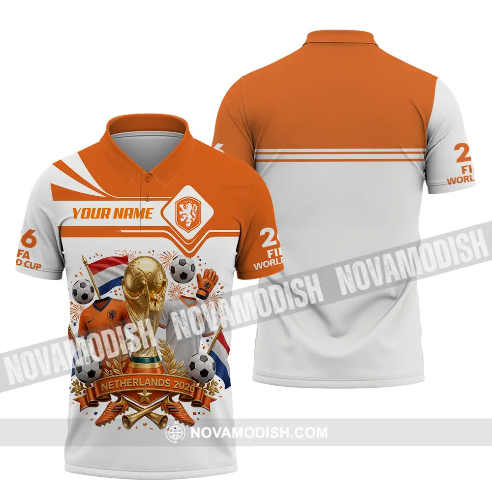 Unisex Shirt - Custom Netherlands World Cup 2026 Shirt - Polo Shirt / S - T-shirt
