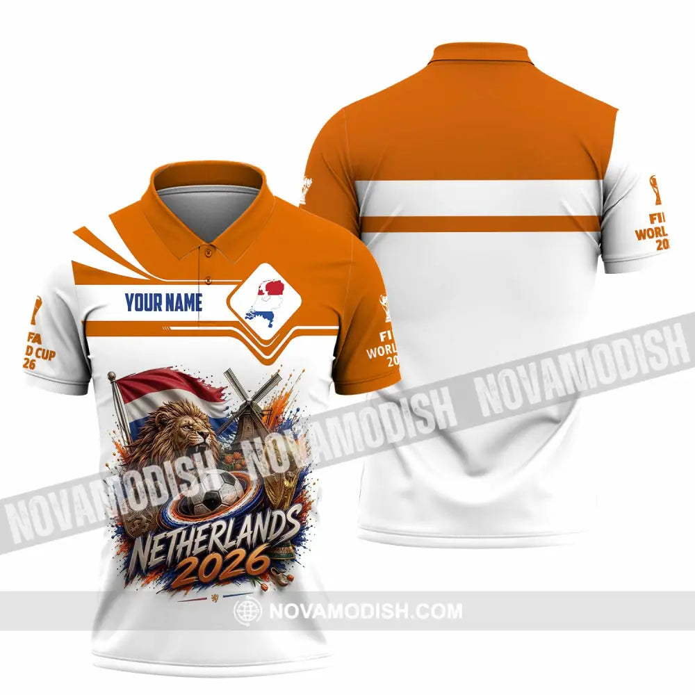 Unisex Shirt - Custom Netherlands World Cup 2026 Shirt - Polo Shirt / S - T-shirt