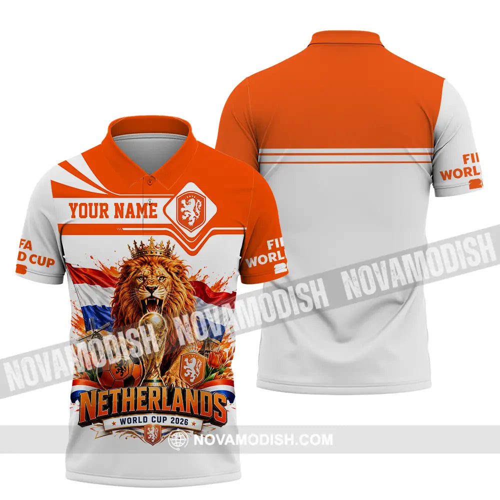 Unisex Shirt - Custom Netherlands World Cup 2026 Shirt - Polo Shirt / S - T-shirt