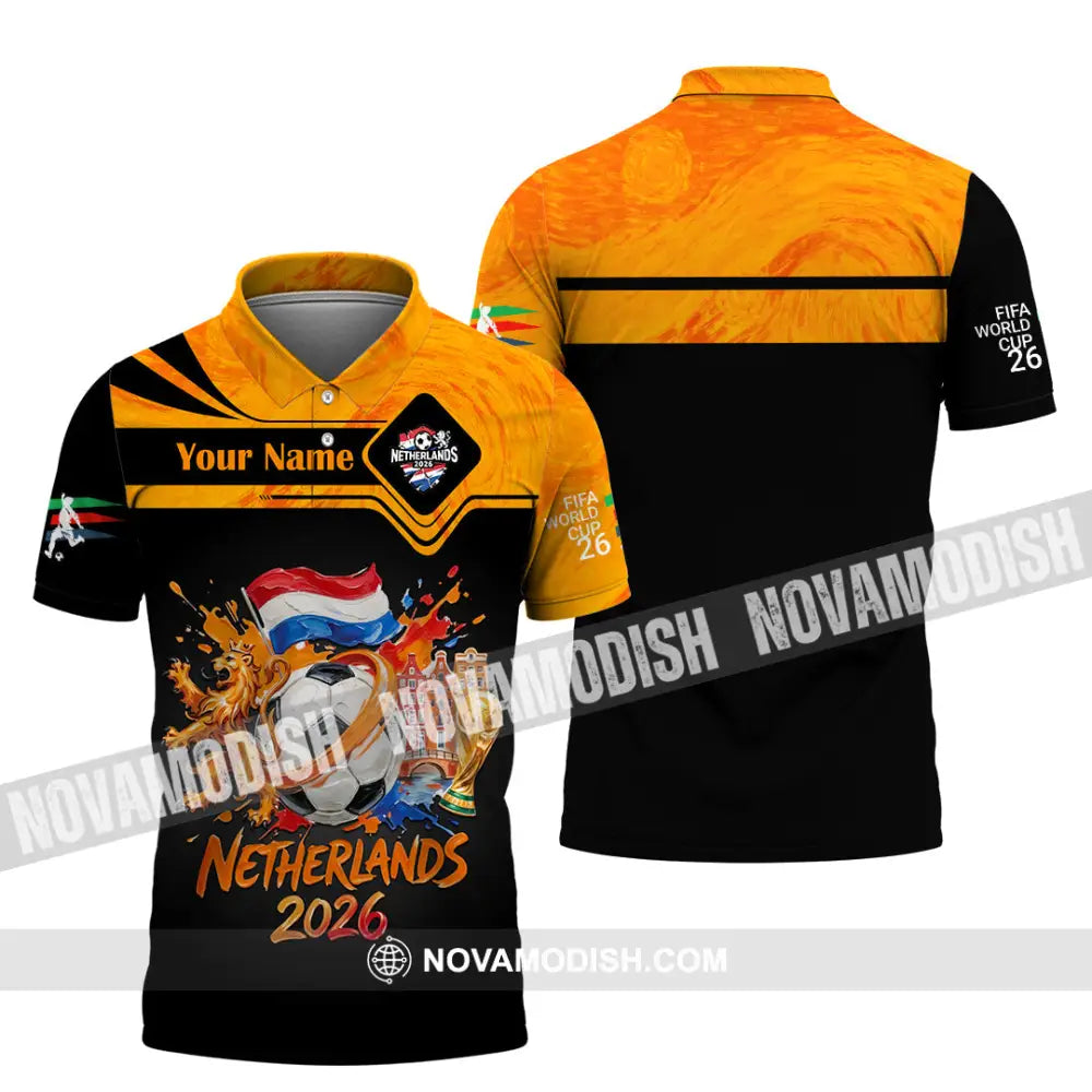 Unisex Shirt - Custom Netherlands World Cup 2026 Shirt - Polo Shirt / S - T-shirt