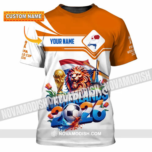 Unisex Shirt - Custom Netherlands World Cup 2026 Shirt - T-shirt